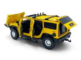 Hummer  - H2 yellow - 1:32 - Tayumo - 32160012 - tay32160012 | The Diecast Company