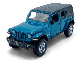 Jeep  - Wrangler blue - 1:32 - Tayumo - 32170017 - tay32170017 | The Diecast Company