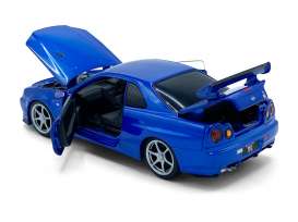 Nissan  - GT-R34 blue - 1:32 - Tayumo - 32115011 - tay32115011 | The Diecast Company