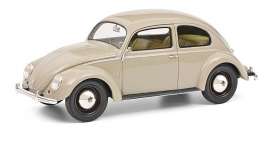 Volkswagen  - Kever beige - 1:18 - Schuco - 0476 - schuco0476 | The Diecast Company