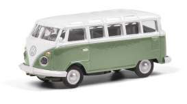 Volkswagen  - T1c Samba green/white - 1:87 - Schuco - S26707 - schuco26707 | The Diecast Company