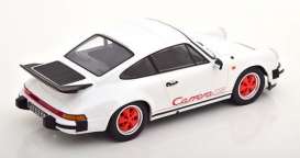 Porsche  - 911 1989 white/red - 1:18 - KK - Scale - 180871 - kkdc180871 | The Diecast Company