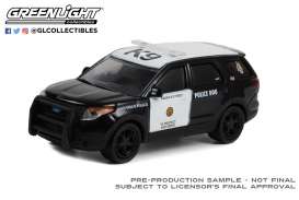 Ford  - Police Interceptor Utility 2015  - 1:64 - GreenLight - 43010E - gl43010E | The Diecast Company
