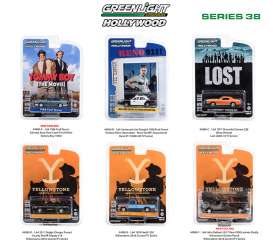 Assortment/ Mix  - *Hollywood series 38* various - 1:64 - GreenLight - 44980 - gl44980 | The Diecast Company