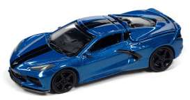 Chevrolet  - Corvette 2020 blue - 1:64 - Auto World - SP103B - AWSP103B | The Diecast Company