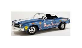 Chevrolet  - Chevelle Convertible #1511 1970 blue/white - 1:18 - Acme Diecast - 1805522 - acme1805522 | The Diecast Company