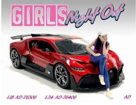 Figures  - Girls Night Out 2022  - 1:24 - American Diorama - 76405 - AD76405 | The Diecast Company
