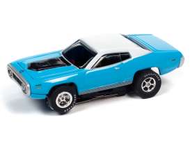 Plymouth  - Road Runner 1971 blue - 1:64 - Auto World - SC366 - awSC366D | The Diecast Company