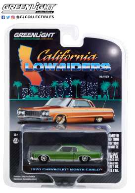 Chevrolet  - Monte Carlo 1970 green - 1:64 - GreenLight - 63030D - gl63030D | The Diecast Company