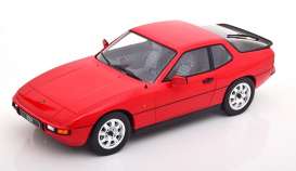 Porsche  - 924 1985 red - 1:18 - KK - Scale - 180721 - kkdc180721 | The Diecast Company