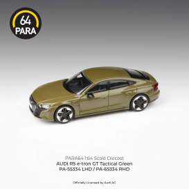 Audi  - E-Tron GT green - 1:64 - Para64 - 65334R - pa65334R | The Diecast Company