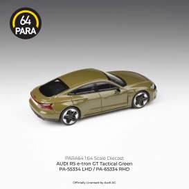 Audi  - E-Tron GT green - 1:64 - Para64 - 65334R - pa65334R | The Diecast Company