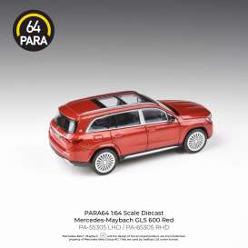 Mercedes Benz  - Maybach GLS 2020 red - 1:64 - Para64 - pa55305 - pa55305L | The Diecast Company