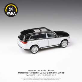 Mercedes Benz Maybach - GLS 2020 black/white - 1:64 - Para64 - pa65306 - pa65306R | The Diecast Company
