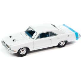 Dodge  - Dart Swinger 1970 white/blue - 1:64 - Johnny Lightning - SP176A - JLSP176A | The Diecast Company