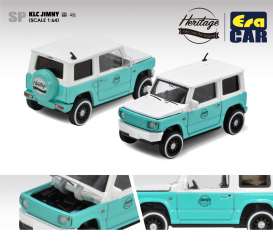 Suzuki  - KLC Jimny 2022 light blue/white - 1:64 - Era - SU21JSSP64 - EraSU21JSSP64 | The Diecast Company