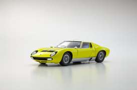 Lamborghini  - Miura P400SV yellow - 1:18 - Kyosho - 8317Y - kyo8317Y | The Diecast Company