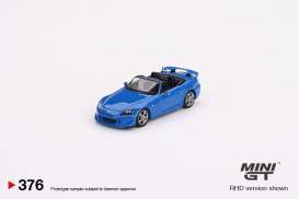 Honda  - S2000 (AP2) Type S 2022 blue - 1:64 - Mini GT - 00376-R - MGT00376rhd | The Diecast Company