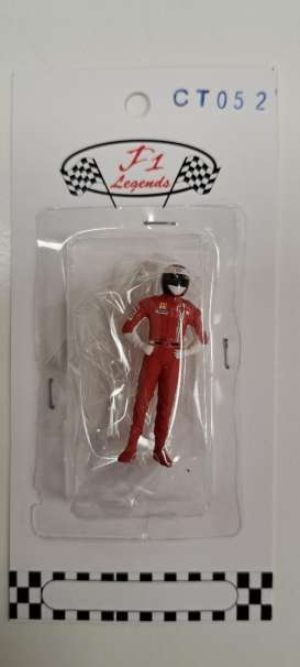 Figures diorama - Kimi Raikkonen 2007 red - 1:43 - Cartrix - CT52 - CT052 | The Diecast Company