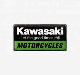 Tac Signs 3D  - Kawasaki green/black/white - Tac Signs - NA27025 - tacL3D27025 | The Diecast Company