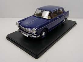 Peugeot  - 404 blue - 1:24 - Magazine Models - mag24PG404 | The Diecast Company