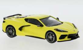 Chevrolet  - Corvette 2020 yellow - 1:43 - IXO Models - MOC315 - ixMOC315 | The Diecast Company