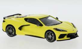 Chevrolet  - Corvette 2020 yellow - 1:43 - IXO Models - MOC315 - ixMOC315 | The Diecast Company