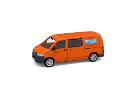 Volkswagen  - T6 Transporter orange-red - 1:64 - Tiny Toys - ATC65461 - tinyATC65461 | The Diecast Company