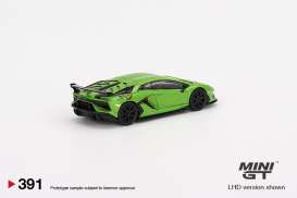 Lamborghini  - Aventador SVJ 2021 verde mantis - 1:64 - Mini GT - 00391-L - MGT00391lhd | The Diecast Company