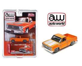 Chevrolet  - Silverado 1980 orange - 1:64 - Auto World - cp7806 - awcp7806 | The Diecast Company