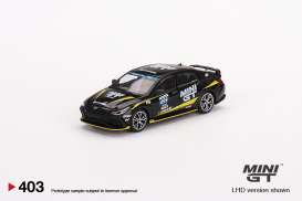 Hyundai  - Elantra N #499 black/yellow - 1:64 - Mini GT - 00403-L - MGT00403lhd | The Diecast Company