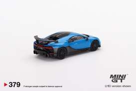 Bugatti  - Chiron Pur Sport 2021 blue - 1:64 - Mini GT - 00379-L - MGT00379lhd | The Diecast Company