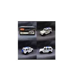 Mercedes Benz  - AMG G55 *Polisi* white/blue - 1:64 - Kyosho - 7021H2 - kyo7021H1 | The Diecast Company