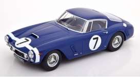 Ferrari  - 250 GT 1961 blue - 1:18 - KK - Scale - 180865 - kkdc180865 | The Diecast Company