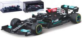 Mercedes Benz  - AMG  2021 black/turquoise - 1:43 - Bburago - 38058H - bura38058H | The Diecast Company