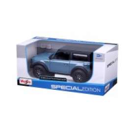 Ford  - Bronco 2021 blue - 1:24 - Maisto - 31530b - mai31530b | The Diecast Company