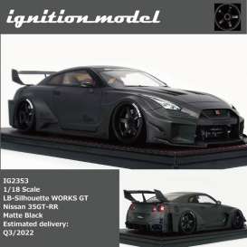 Nissan  - 35GT-RR matt black - 1:18 - Ignition - IG2353 - IG2353 | The Diecast Company