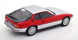 Porsche  - 924 Turbo 1986 silver/red - 1:18 - KK - Scale - KKDC180902 - kkdc180902 | The Diecast Company