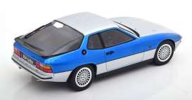 Porsche  - 924 Turbo 1986 silver/blue - 1:18 - KK - Scale - KKDC180903 - kkdc180903 | The Diecast Company