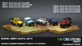 Suzuki  - Jimny SJ413 blue - 1:64 - BM Creations - 64B0168 - BM64B0168rhd | The Diecast Company