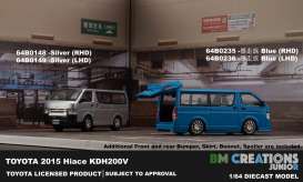 Toyota  - Hiace 2016 blue - 1:64 - BM Creations - 64B0236 - BM64B0236lhd | The Diecast Company