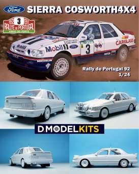 Ford  - Sierra Cosworth 4x4 rally 1992  - 1:24 - DM Modelkits - DMK-002 - DMK002 | The Diecast Company