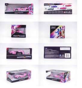 Toyota  - 2000 GT *Power Ranger* pink/white - 1:32 - Jada Toys - 33079 - jada33079 | The Diecast Company