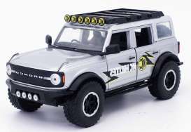 Ford  - Bronco 2021 grey-silver - 1:24 - Jada Toys - 33852 - jada33852 | The Diecast Company