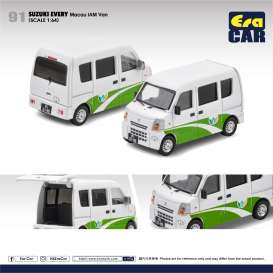 Suzuki  - Every van 2022 white/green - 1:64 - Era - SU21EVE91 - EraSU21EVE91 | The Diecast Company