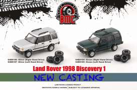 Land Rover  - Discovery 1 1998 silver - 1:64 - BM Creations - 64B0187 - BM64B0187lhd | The Diecast Company