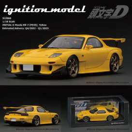 Mazda  - RX-7 yellow - 1:18 - Ignition - IG2868 - IG2868 | The Diecast Company