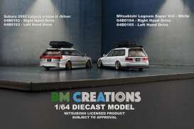 Subaru  - Legacy e-tune II 2002 silver - 1:64 - BM Creations - 64B0163 - BM64B0163lhd | The Diecast Company