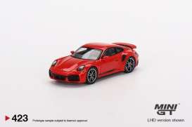 Porsche  - 911 Turbo red - 1:64 - Mini GT - MGT00423-L - MGT00423LHD | The Diecast Company