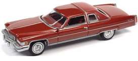Cadillac  - Coupe DeVille 1975 red/brown - 1:64 - Auto World - SP109B - AWSP109B | The Diecast Company